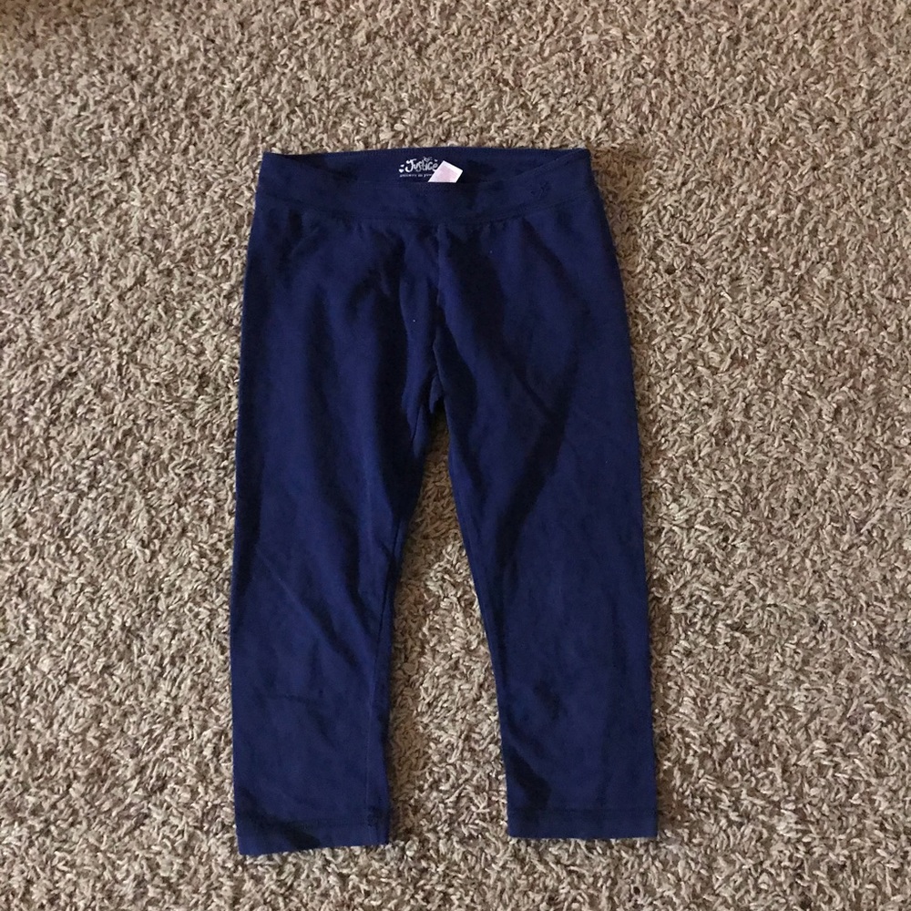 Navy cropped leggings
